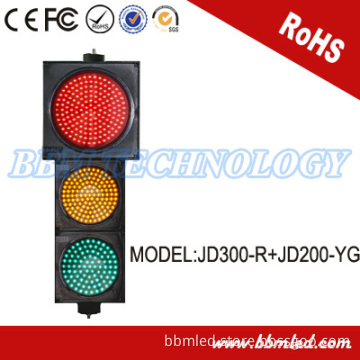 LED Traffic Signal Jd300-R+Jd200-Yg